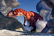 Allosaurus Digital Art by Daniel Eskridge