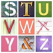 Alphabet Series 3 Photograph by Julie Gebhardt