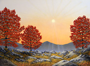 Alpine Meadow II Painting by Frank Wilson