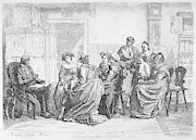 Alsace Bible Reading Painting by Granger Alsace Bible Reading Painting by Granger