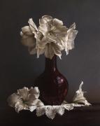 Amaryllis  Painting by Lawrence Preston