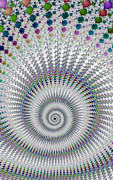 Amazing fractal spiral with great depth Digital Art by Matthias Hauser