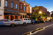 Amelia Cruizers Car Show at Twilight Photograph by Dawna Moore Photography