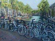 Amsterdam Painting by Laura Toth