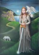 Ancient Queen Painting by Artificium -