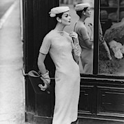 Anne St. Marie Wearing Givenchy Photograph by Henry Clarke