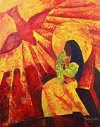 Annunciation Painting by Patricia Brintle
