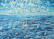 Antigua RORC Caribbean 600 Painting by Pete Caswell
