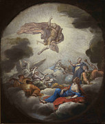 Apollo and the Muses Painting by Pierre Mignard