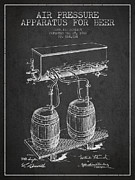 Apparatus for Beer Patent from 1900 - Dark Digital Art by Aged Pixel