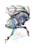 Arabian Horse Trotting in Air Digital Art by Stacey Mayer Arabian Horse Trotting in Air Digital Art by Stacey Mayer