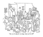Are We All Ready For An Energy Survey By Con Ed? Drawing by George Price