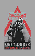 Arkham City - Obey Order Digital Art by Brand A