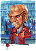 Armin Shimerman as Quark Painting by Art  