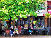 Asheville NC Outdoor Cafe Photograph by Susan Savad Asheville NC Outdoor Cafe Photograph by Susan Savad