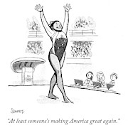 At Least Someone's Making America Great Drawing by Benjamin Schwartz