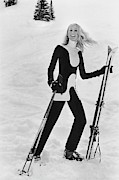 Athlete Suzy Chaffee Photograph by Toni Frissell