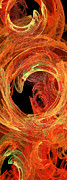 Autumn Waves Digital Art by Andee Design