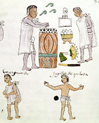 Aztecs Recreation, C1540 Drawing by Granger Aztecs Recreation, C1540 Drawing by Granger