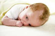 Baby Girl Sucking Her Thumb Photograph by Science Photo Library