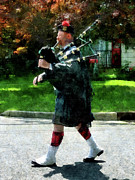 Bagpiper Profile Photograph by Susan Savad Bagpiper Profile Photograph by Susan Savad