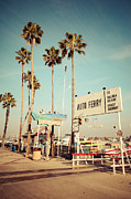 Balboa Island Ferry Nostalgic Vintage Picture Photograph by Paul Velgos