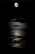 Bandon Moonset Photograph by Bill Singleton