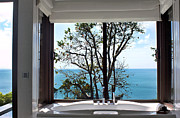 Bathroom with a View Photograph by Kaye Menner