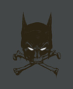 Batman - Bat And Bones Digital Art by Brand A