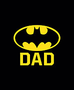 Batman - Bat Dad Digital Art by Brand A