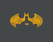 Batman - Bat Symbol Knockout Digital Art by Brand A