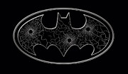 Batman - Glass Hole Logo Digital Art by Brand A