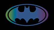 Batman - Gradient Bat Logo Digital Art by Brand A