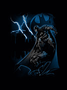 Batman - Lightning Strikes Digital Art by Brand A