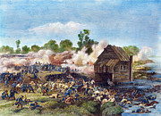 Battle Of Long Island, 1776 Painting by Granger