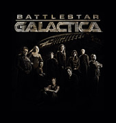 Battlestar Galactica - Battle Cast Digital Art by Brand A