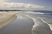 Beach At Santa Monica Photograph by Kim Hojnacki Beach At Santa Monica Photograph by Kim Hojnacki