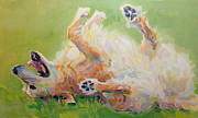 Bears Backscratch Painting by Kimberly Santini