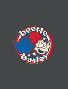 Beetle Bailey - Red White And Bailey Digital Art by Brand A