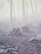 Before the First Snow Painting by Ray Nutaitis