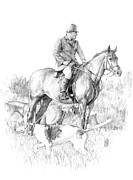 Before the Hunt Drawing by Debra Jones