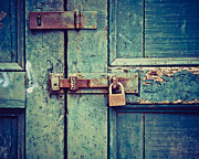 Behind the Blue Door Photograph by Ana V Ramirez