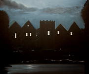 Belgian Blue Night Painting by Tone Aanderaa