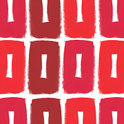 Berry Boxes- Contemporary Abstract Art Painting by Linda Woods