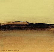 Between the Woods and Frozen Lake   Number FIVE Painting by Diane Strain