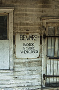 Beware Bad Dog Photograph by Terry Rowe