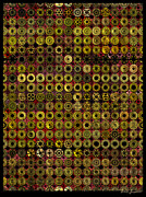 Biding Time in the Gold Flocked Basement Twixt Death and Funeral Digital Art by Ann Stretton