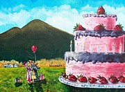 Big Birthday Surprise Painting by Shana Rowe Jackson