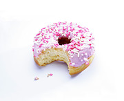 Bitten Doughnut Photograph by Science Photo Library