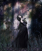 Black Rose Gothic Digital Art by Shanina Conway